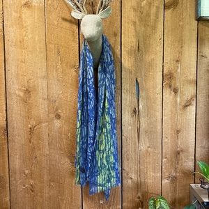 Asian Eye Blue/Yellow Scarf